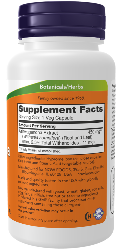 Ashwagandha 450 mg Veg Capsules