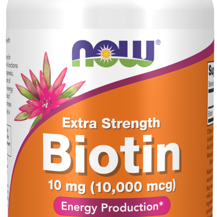 Biotin 10 mg (10,000 mcg), Extra Strength Veg Capsules