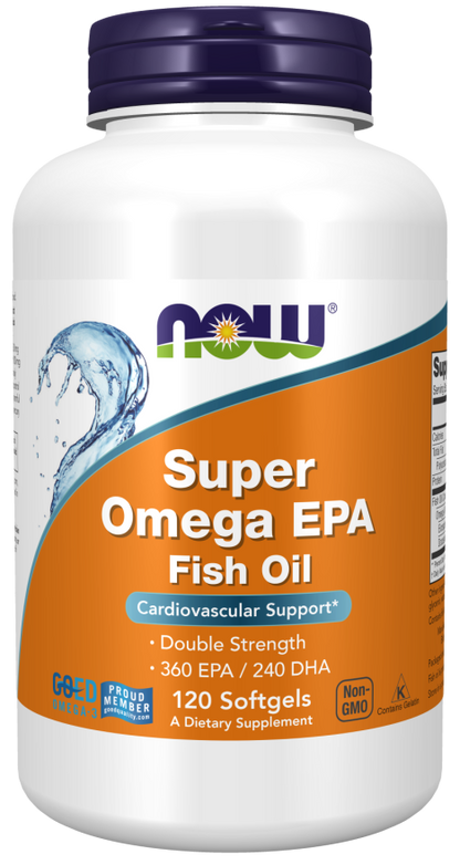 Super Omega EPA Fish Oil, Double Strength Softgels