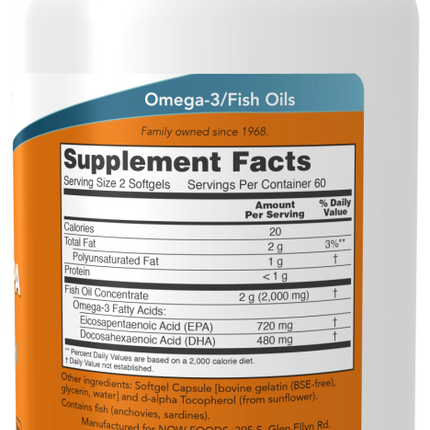 Super Omega EPA Fish Oil, Double Strength Softgels
