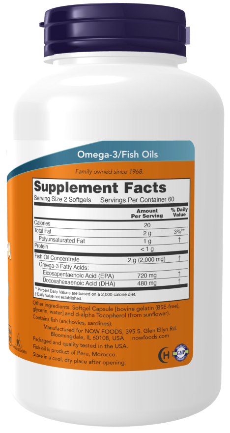 Super Omega EPA Fish Oil, Double Strength Softgels