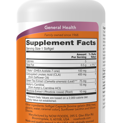 7-KETO® LeanGels™ 100 mg Softgels