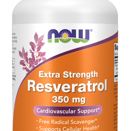 Resveratrol, Extra Strength 350 mg Veg Capsules