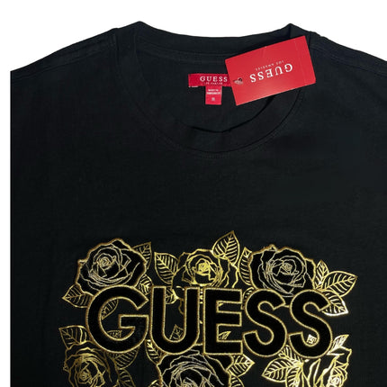 Camiseta Guess dama logo dorado