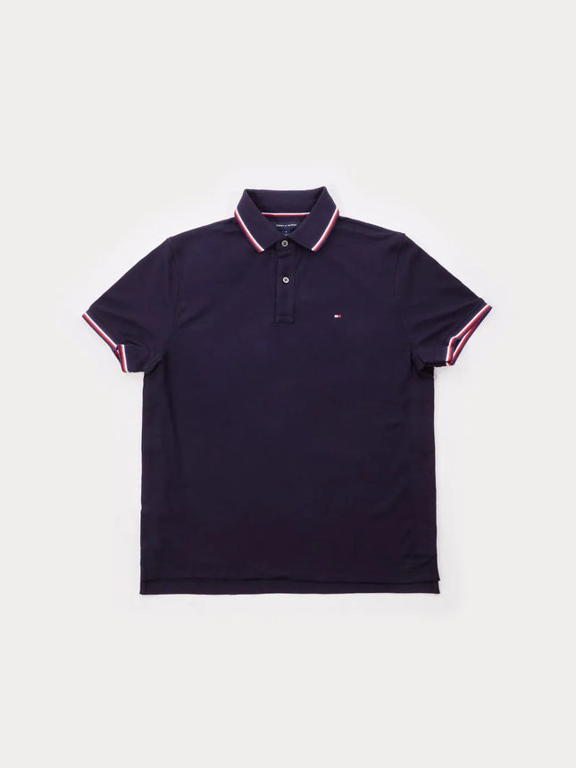 Polo azul con logo - Adaptive
