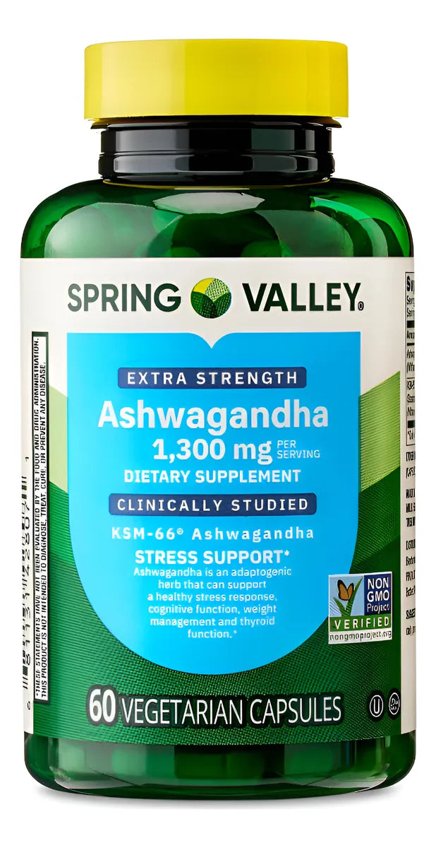 Ashwagandha 1300 Mg X 60 Caps Sin Sabor