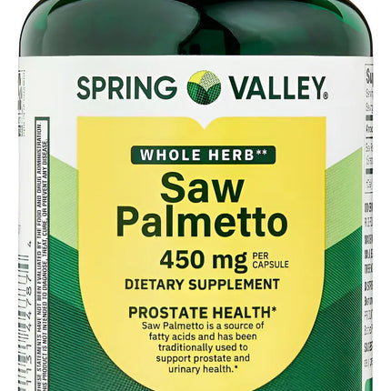 Saw Palmetto 450mg 200 Cápsulas