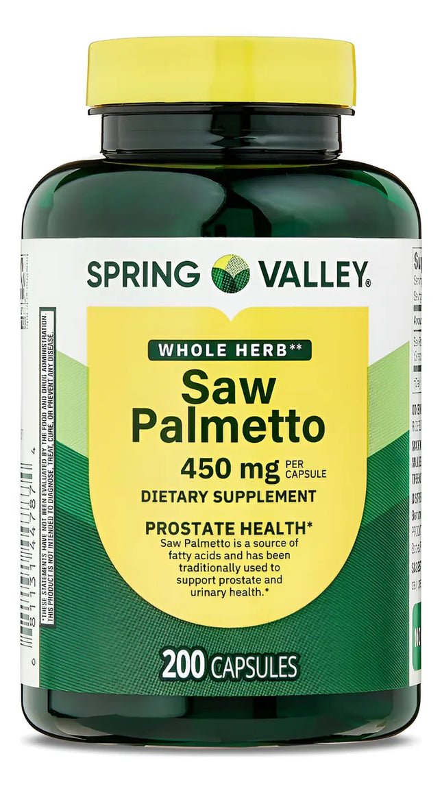 Saw Palmetto 450mg 200 Cápsulas
