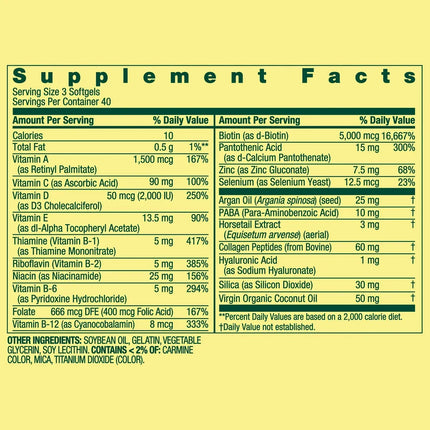 Hair, Skin & Nails 5,000 Mcg