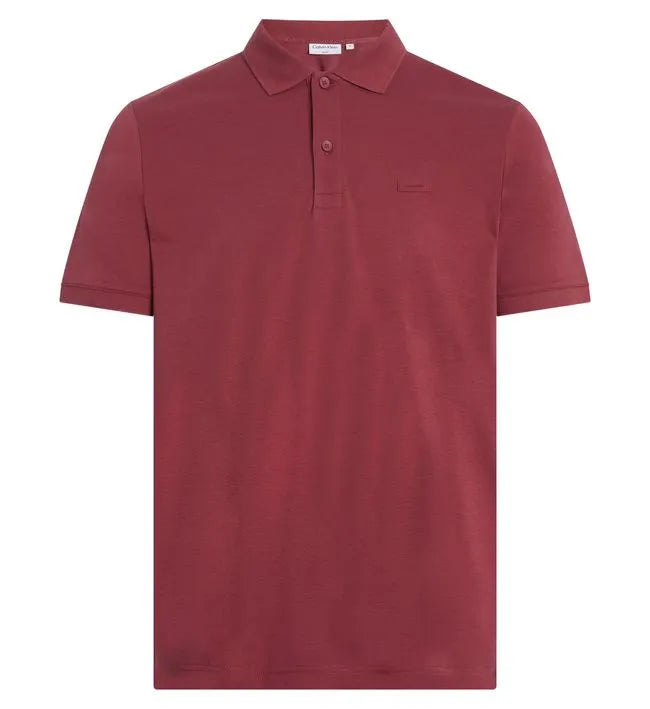 Polo Calvin Klein Monograma Hombre Rojo