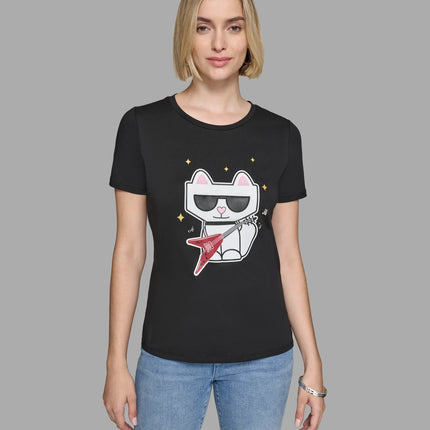 Camiseta Karl Lagerfield rocker choupette