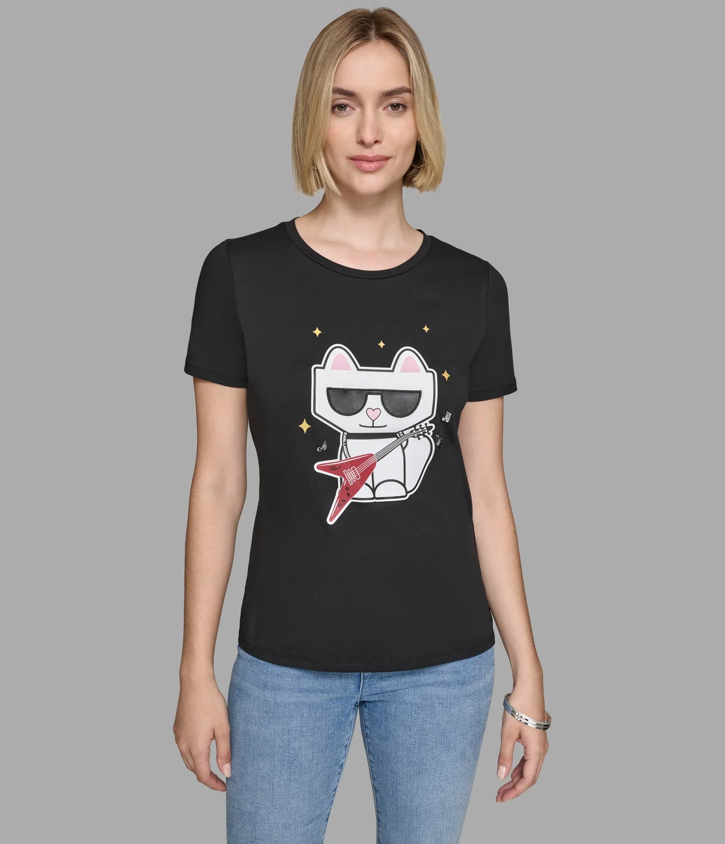 Camiseta Karl Lagerfield rocker choupette