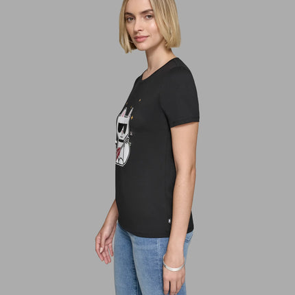 Camiseta Karl Lagerfield rocker choupette