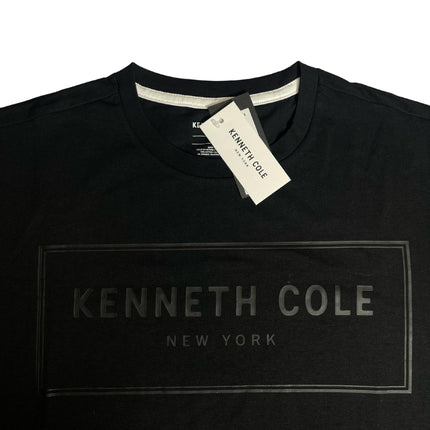 Camiseta Kenneth Cole estampado negro