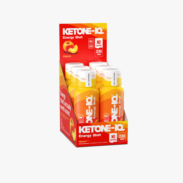 Ketone-IQ No Caffeine Shot X6 Durazno