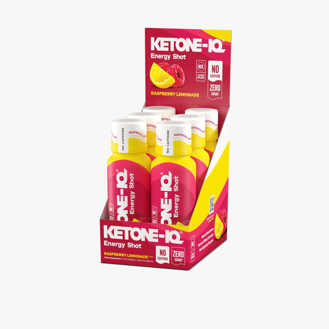 Ketone-IQ No Caffeine Shot X6 Limonada de frambuesa