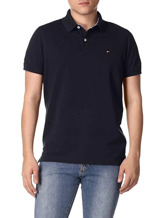 Polo Azul 1985 De Corte Regular Para Hombre