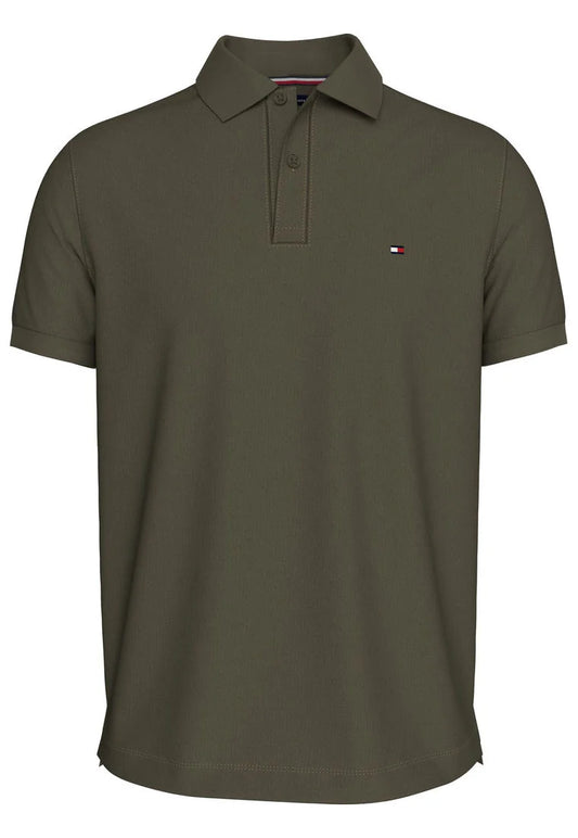 Polo verde slim Tommy Hilfiger